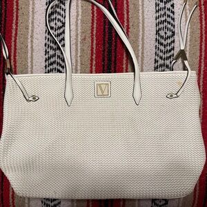 Victoria's Secret Cream Tote Bag